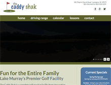 Tablet Screenshot of mycaddyshak.com